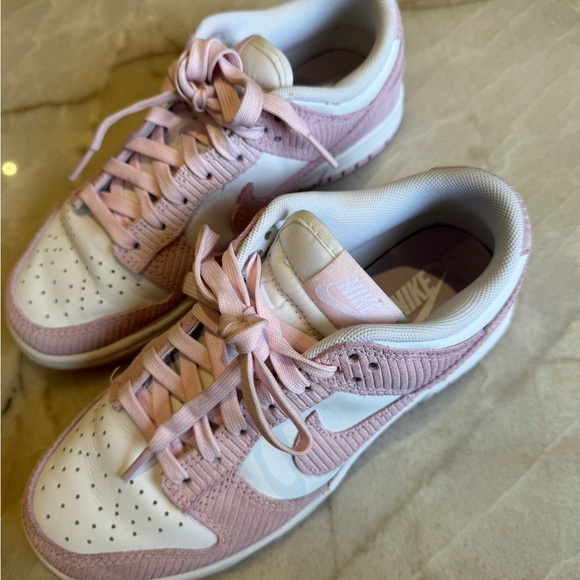 Nike Dunk Low Pink Corduroy - Size 7 Women’s - Picture 3 of 6